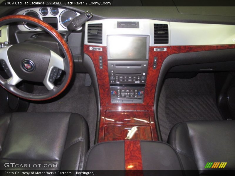 Black Raven / Ebony/Ebony 2009 Cadillac Escalade ESV AWD