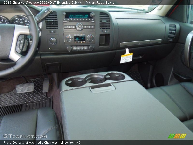 Victory Red / Ebony 2013 Chevrolet Silverado 2500HD LT Extended Cab 4x4