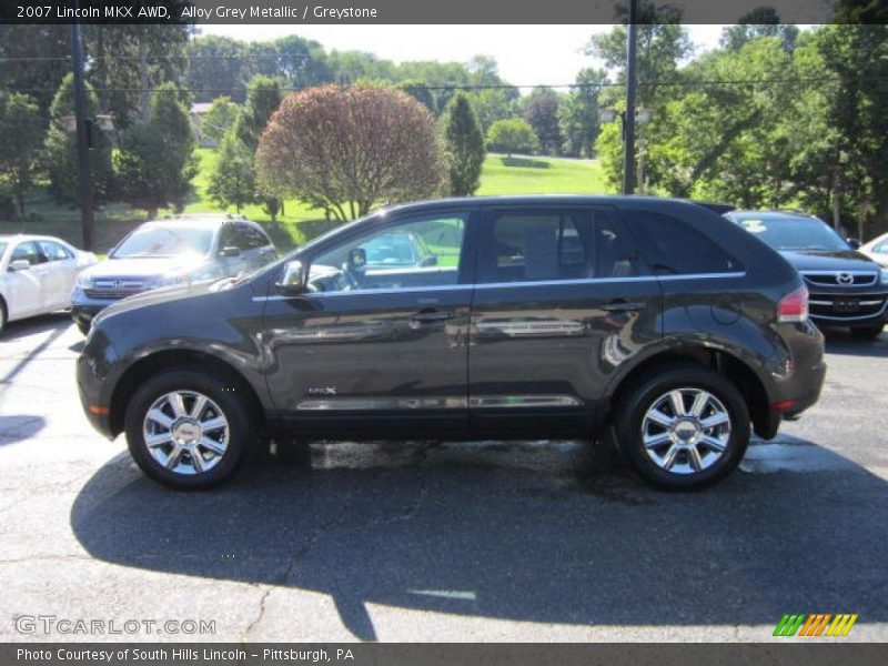 Alloy Grey Metallic / Greystone 2007 Lincoln MKX AWD