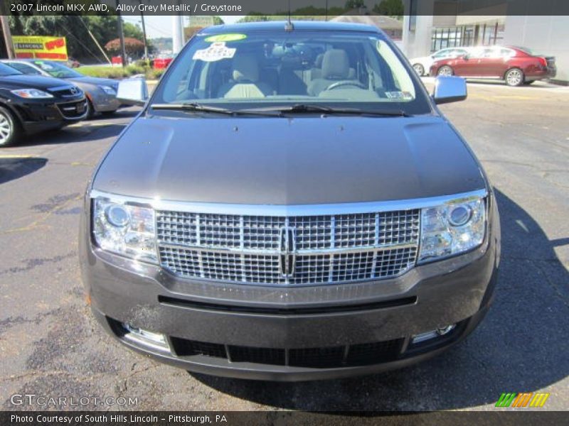 Alloy Grey Metallic / Greystone 2007 Lincoln MKX AWD