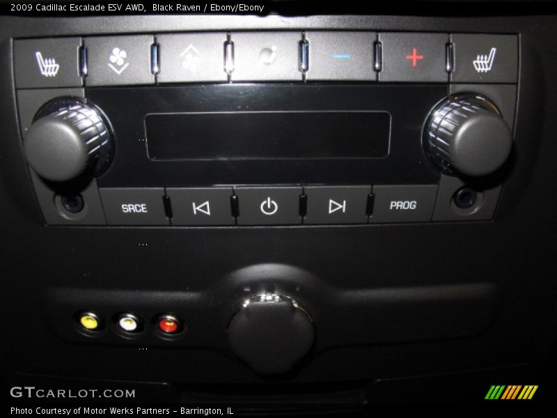 Black Raven / Ebony/Ebony 2009 Cadillac Escalade ESV AWD