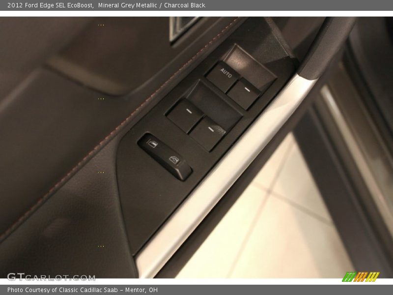 Mineral Grey Metallic / Charcoal Black 2012 Ford Edge SEL EcoBoost