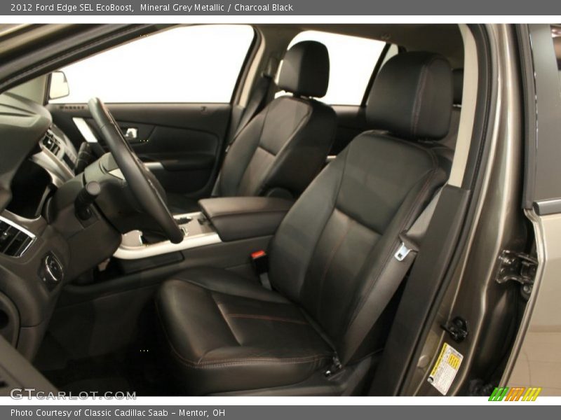 Front Seat of 2012 Edge SEL EcoBoost