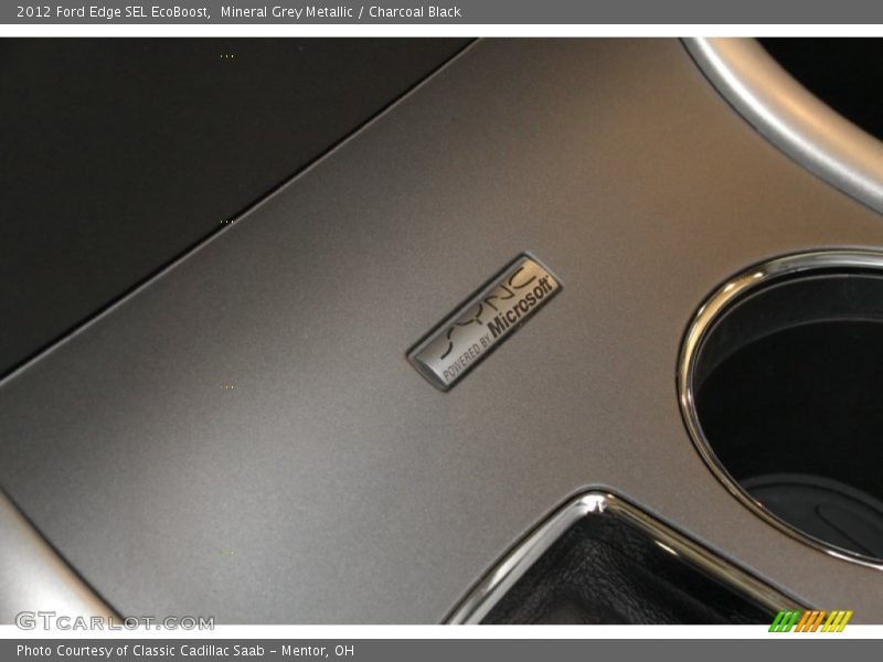 Mineral Grey Metallic / Charcoal Black 2012 Ford Edge SEL EcoBoost