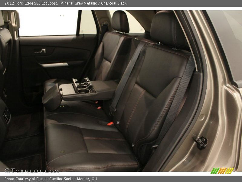 Mineral Grey Metallic / Charcoal Black 2012 Ford Edge SEL EcoBoost