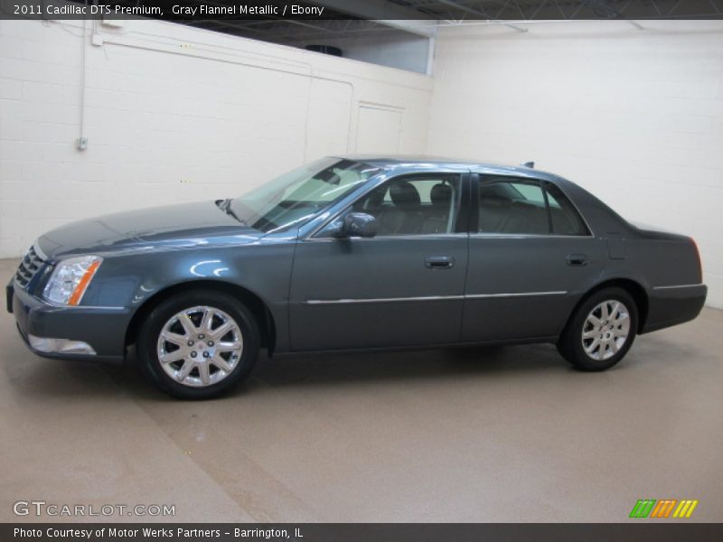 Gray Flannel Metallic / Ebony 2011 Cadillac DTS Premium