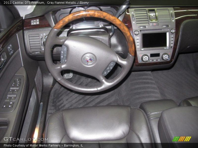 Gray Flannel Metallic / Ebony 2011 Cadillac DTS Premium