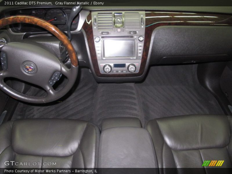 Gray Flannel Metallic / Ebony 2011 Cadillac DTS Premium