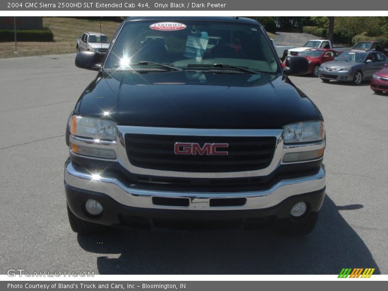Onyx Black / Dark Pewter 2004 GMC Sierra 2500HD SLT Extended Cab 4x4