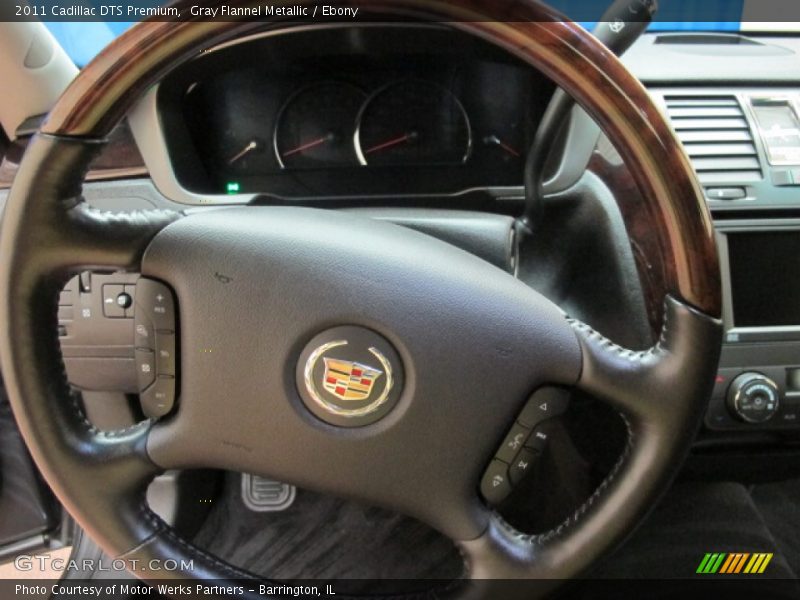 Gray Flannel Metallic / Ebony 2011 Cadillac DTS Premium
