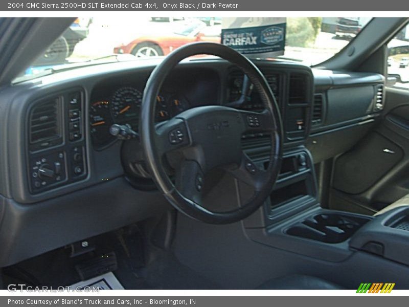 Onyx Black / Dark Pewter 2004 GMC Sierra 2500HD SLT Extended Cab 4x4