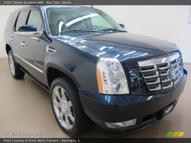 Blue Chip / Ebony 2008 Cadillac Escalade AWD