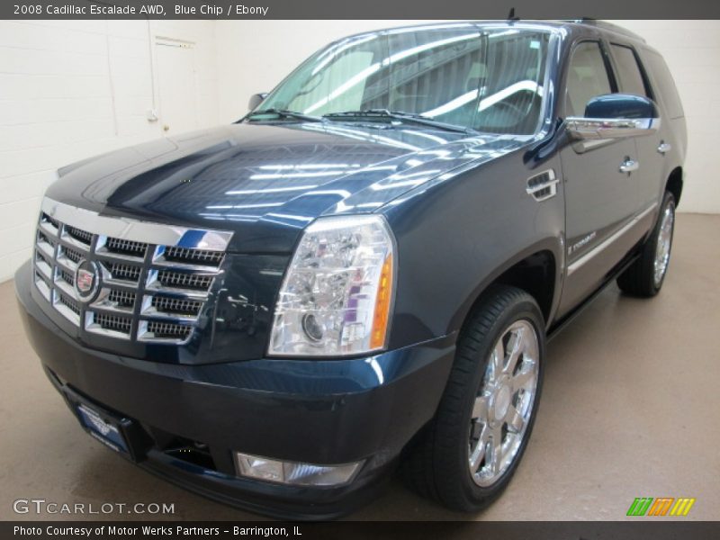 Blue Chip / Ebony 2008 Cadillac Escalade AWD