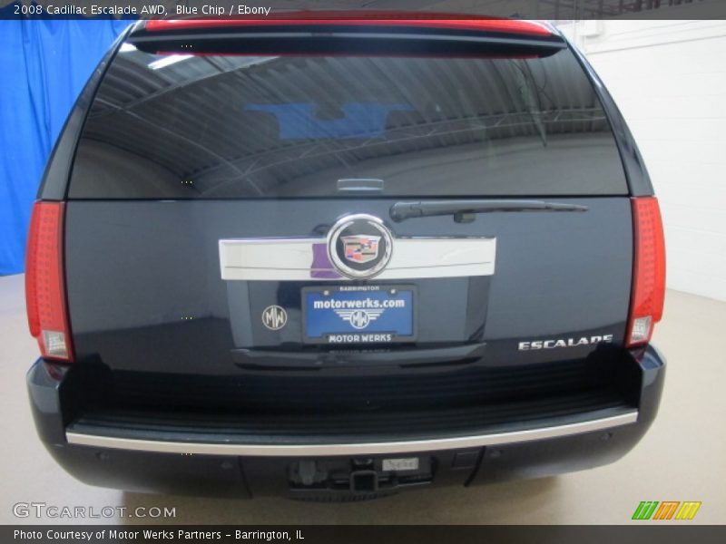 Blue Chip / Ebony 2008 Cadillac Escalade AWD