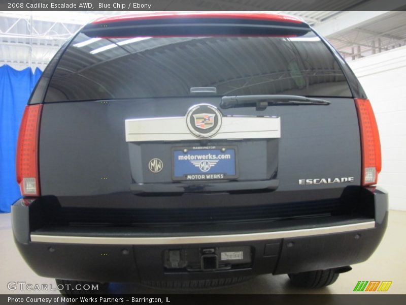 Blue Chip / Ebony 2008 Cadillac Escalade AWD
