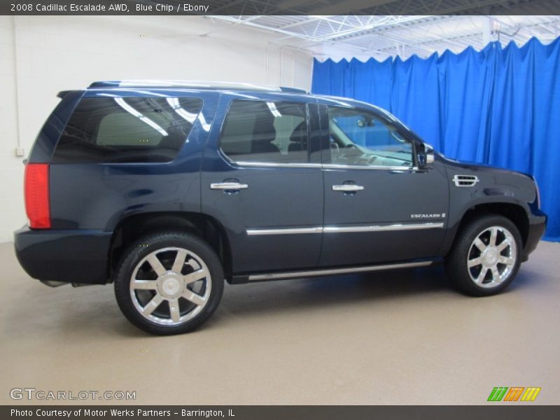 Blue Chip / Ebony 2008 Cadillac Escalade AWD