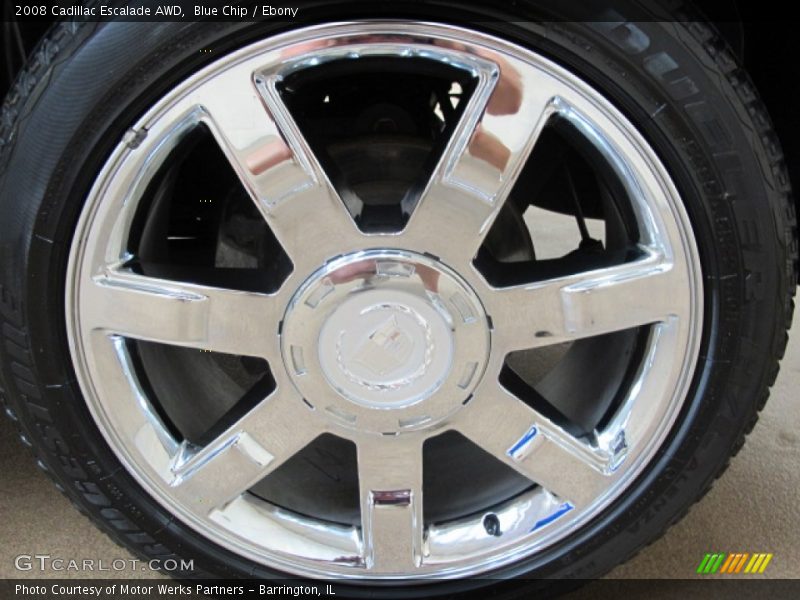 Blue Chip / Ebony 2008 Cadillac Escalade AWD