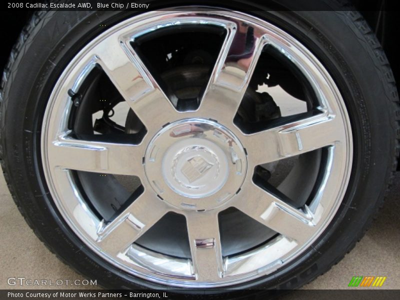 Blue Chip / Ebony 2008 Cadillac Escalade AWD