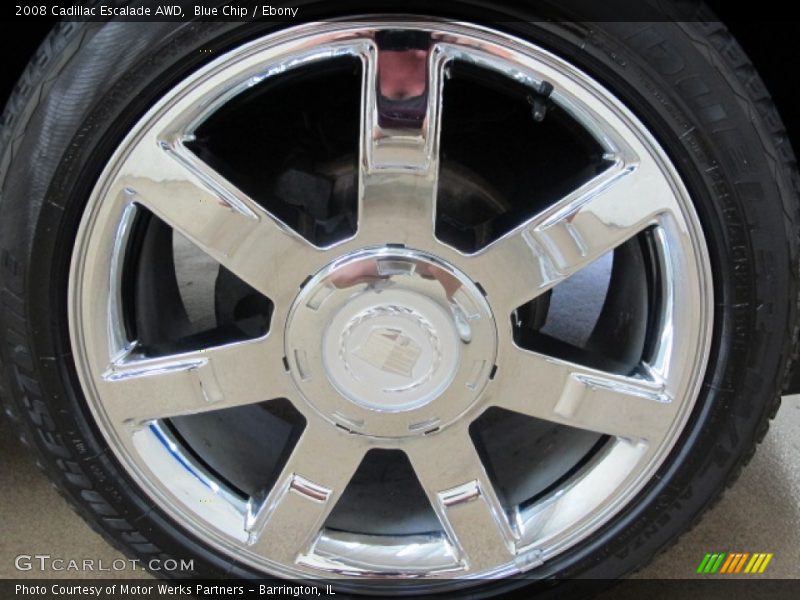 Blue Chip / Ebony 2008 Cadillac Escalade AWD