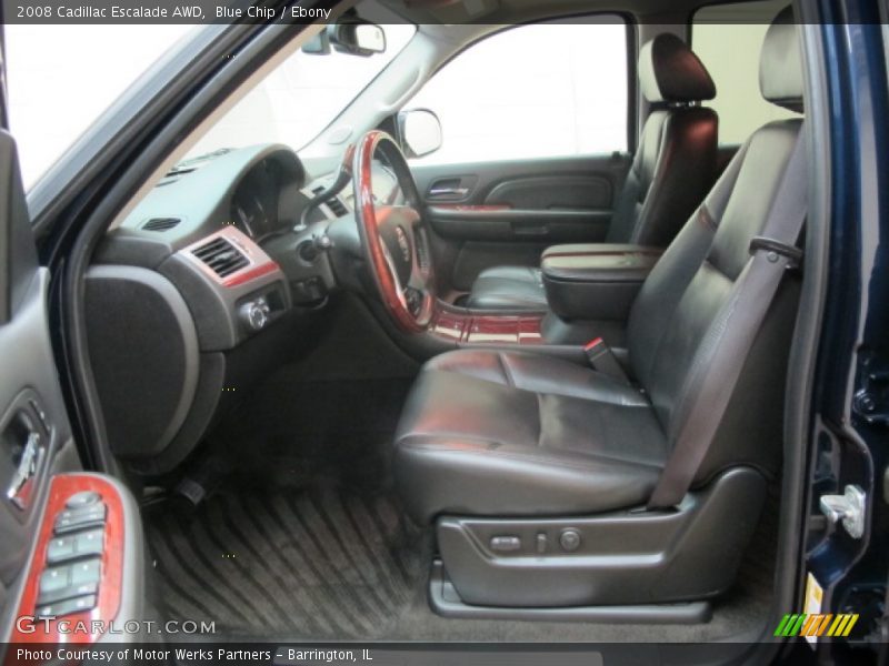 Blue Chip / Ebony 2008 Cadillac Escalade AWD