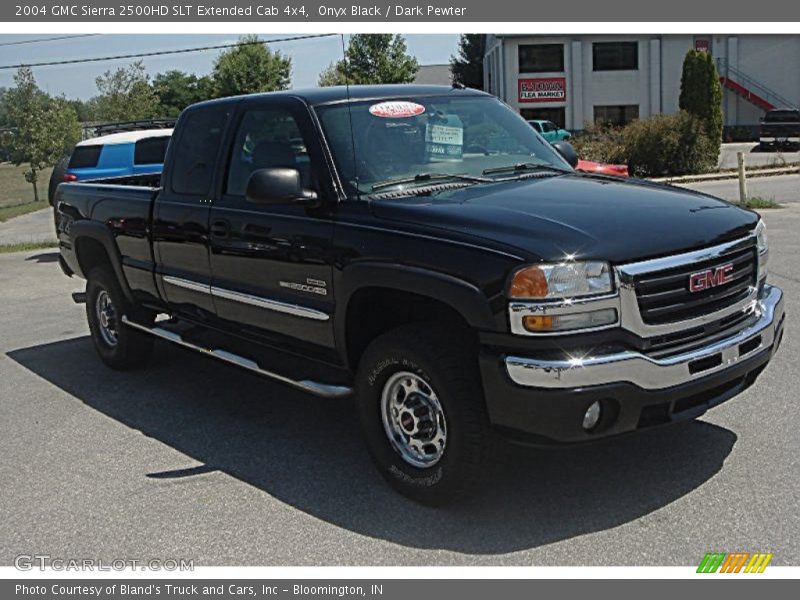 Onyx Black / Dark Pewter 2004 GMC Sierra 2500HD SLT Extended Cab 4x4