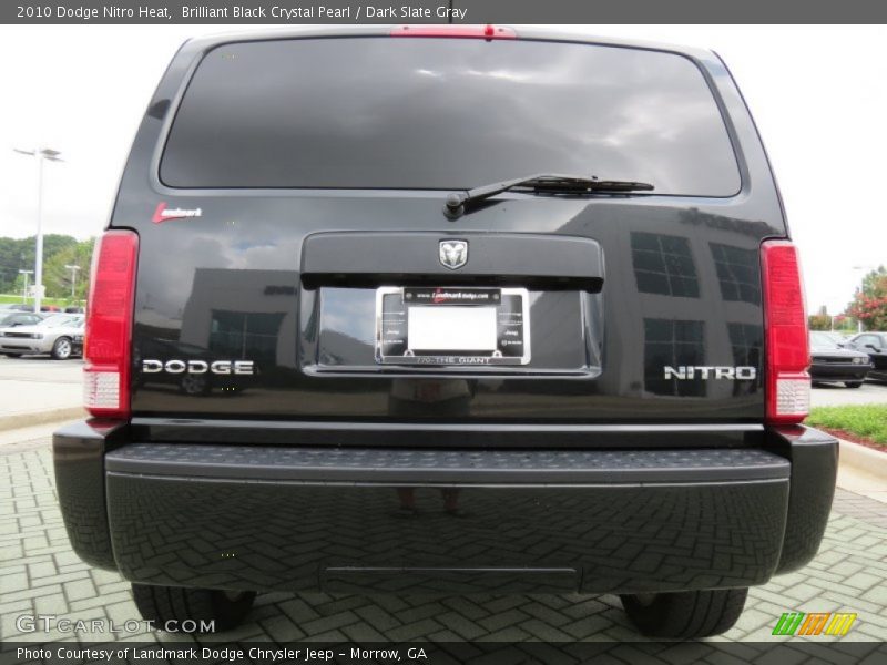 Brilliant Black Crystal Pearl / Dark Slate Gray 2010 Dodge Nitro Heat