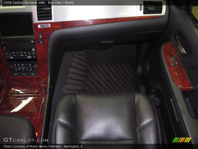 Blue Chip / Ebony 2008 Cadillac Escalade AWD