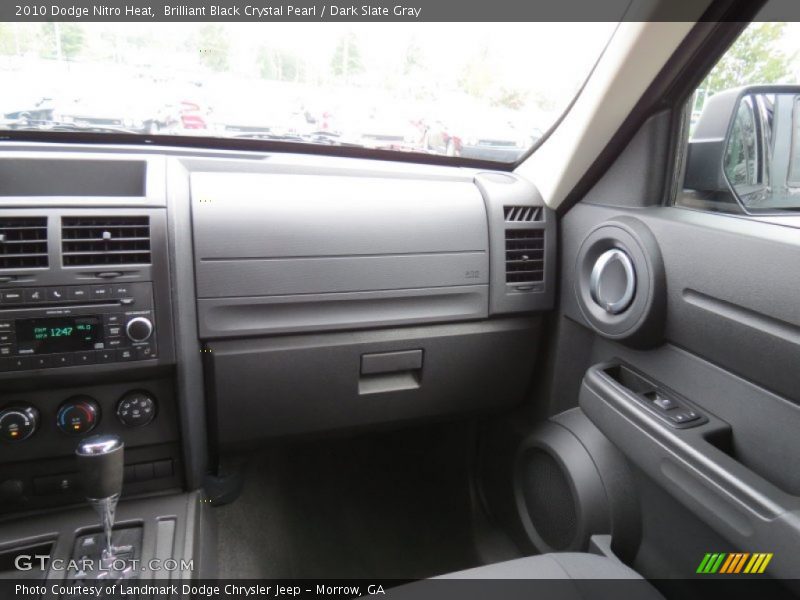 Brilliant Black Crystal Pearl / Dark Slate Gray 2010 Dodge Nitro Heat