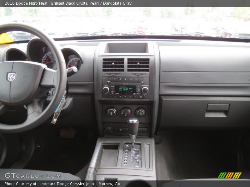 Brilliant Black Crystal Pearl / Dark Slate Gray 2010 Dodge Nitro Heat