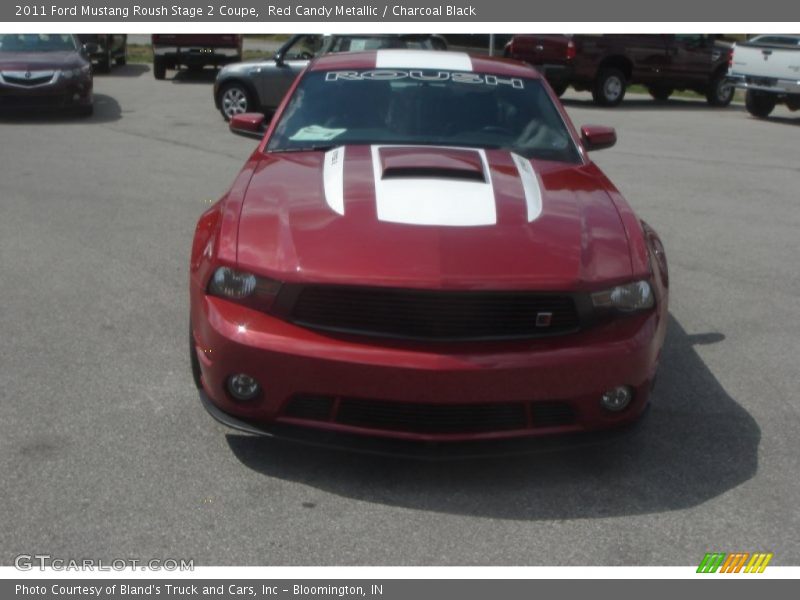 Red Candy Metallic / Charcoal Black 2011 Ford Mustang Roush Stage 2 Coupe