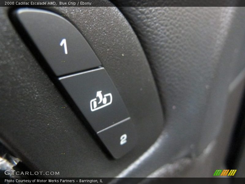 Blue Chip / Ebony 2008 Cadillac Escalade AWD