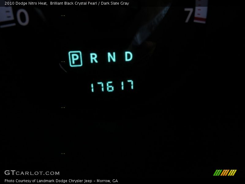 Brilliant Black Crystal Pearl / Dark Slate Gray 2010 Dodge Nitro Heat