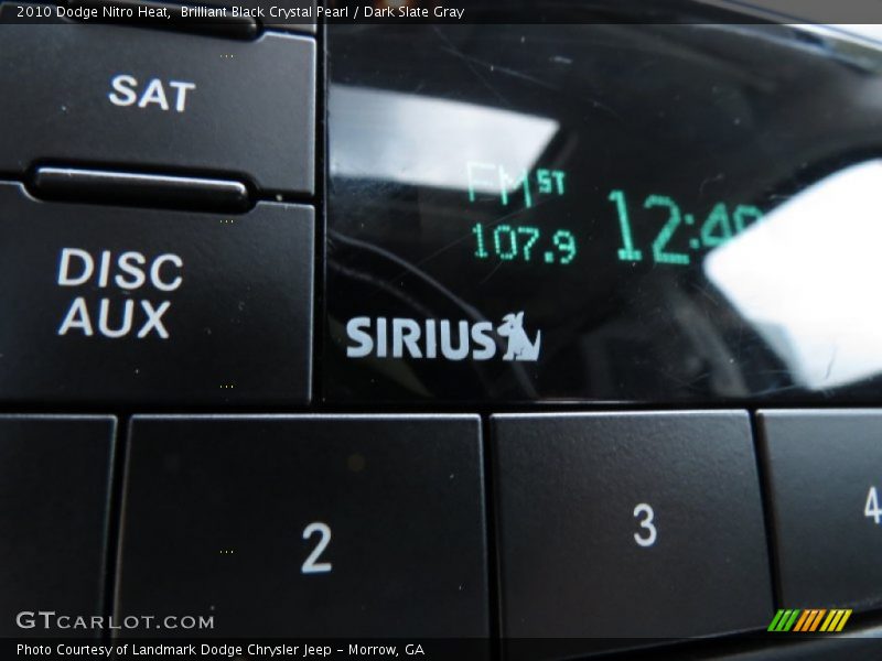 Brilliant Black Crystal Pearl / Dark Slate Gray 2010 Dodge Nitro Heat