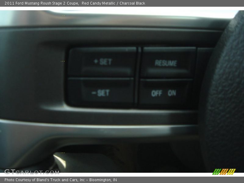 Red Candy Metallic / Charcoal Black 2011 Ford Mustang Roush Stage 2 Coupe