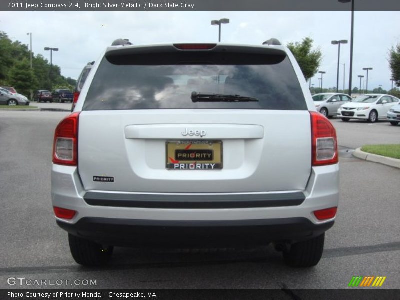 Bright Silver Metallic / Dark Slate Gray 2011 Jeep Compass 2.4