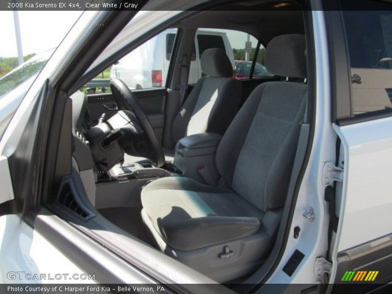 Clear White / Gray 2008 Kia Sorento EX 4x4