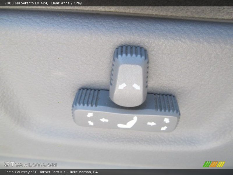 Clear White / Gray 2008 Kia Sorento EX 4x4