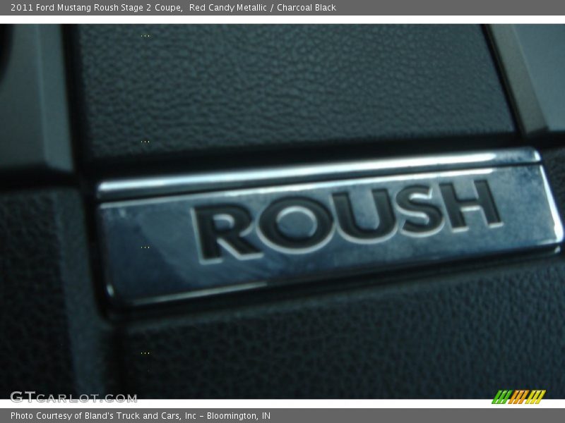Red Candy Metallic / Charcoal Black 2011 Ford Mustang Roush Stage 2 Coupe