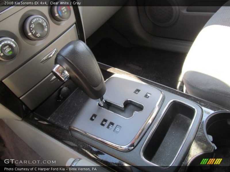Clear White / Gray 2008 Kia Sorento EX 4x4