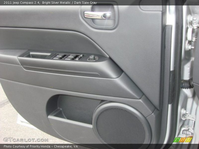 Bright Silver Metallic / Dark Slate Gray 2011 Jeep Compass 2.4
