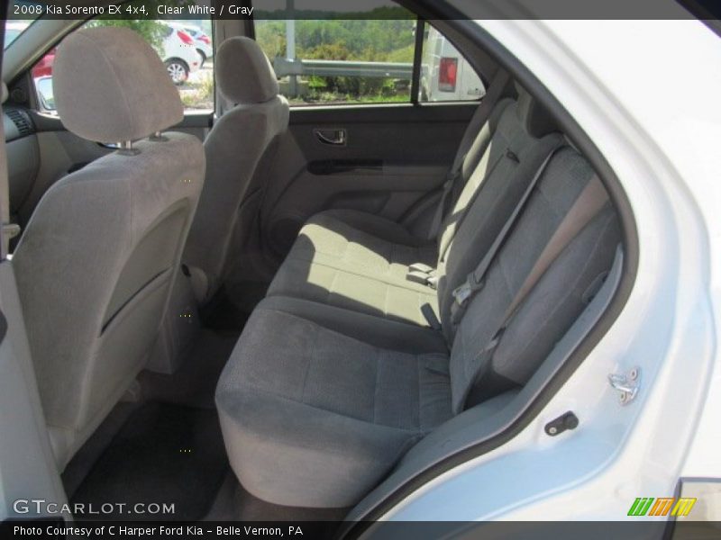 Clear White / Gray 2008 Kia Sorento EX 4x4