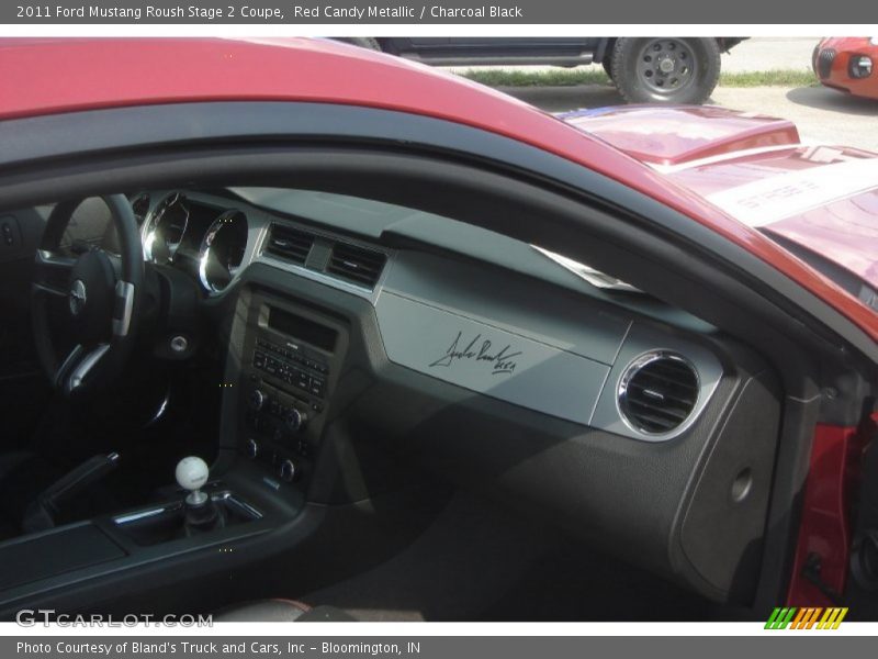 Red Candy Metallic / Charcoal Black 2011 Ford Mustang Roush Stage 2 Coupe