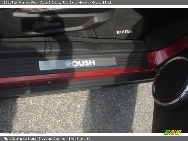 Red Candy Metallic / Charcoal Black 2011 Ford Mustang Roush Stage 2 Coupe