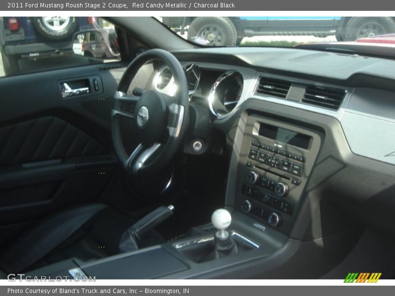 Red Candy Metallic / Charcoal Black 2011 Ford Mustang Roush Stage 2 Coupe