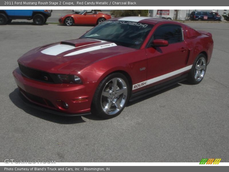 Red Candy Metallic / Charcoal Black 2011 Ford Mustang Roush Stage 2 Coupe