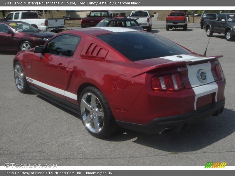 Red Candy Metallic / Charcoal Black 2011 Ford Mustang Roush Stage 2 Coupe