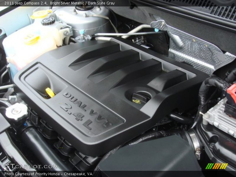 Bright Silver Metallic / Dark Slate Gray 2011 Jeep Compass 2.4