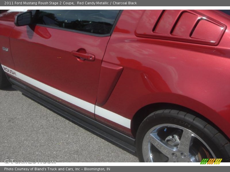 Red Candy Metallic / Charcoal Black 2011 Ford Mustang Roush Stage 2 Coupe