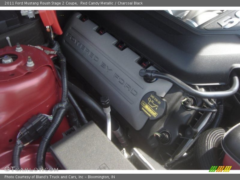 Red Candy Metallic / Charcoal Black 2011 Ford Mustang Roush Stage 2 Coupe
