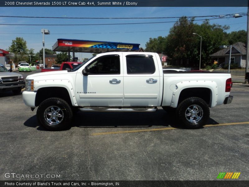 Summit White / Ebony 2008 Chevrolet Silverado 1500 LT Crew Cab 4x4